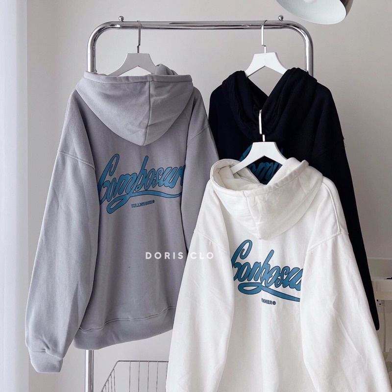 Áo Khoác Combosure Hoodie zip Khoá Kéo Form Rộng Thể Thao Ulzzang Unisex( Hàng Sẵn)