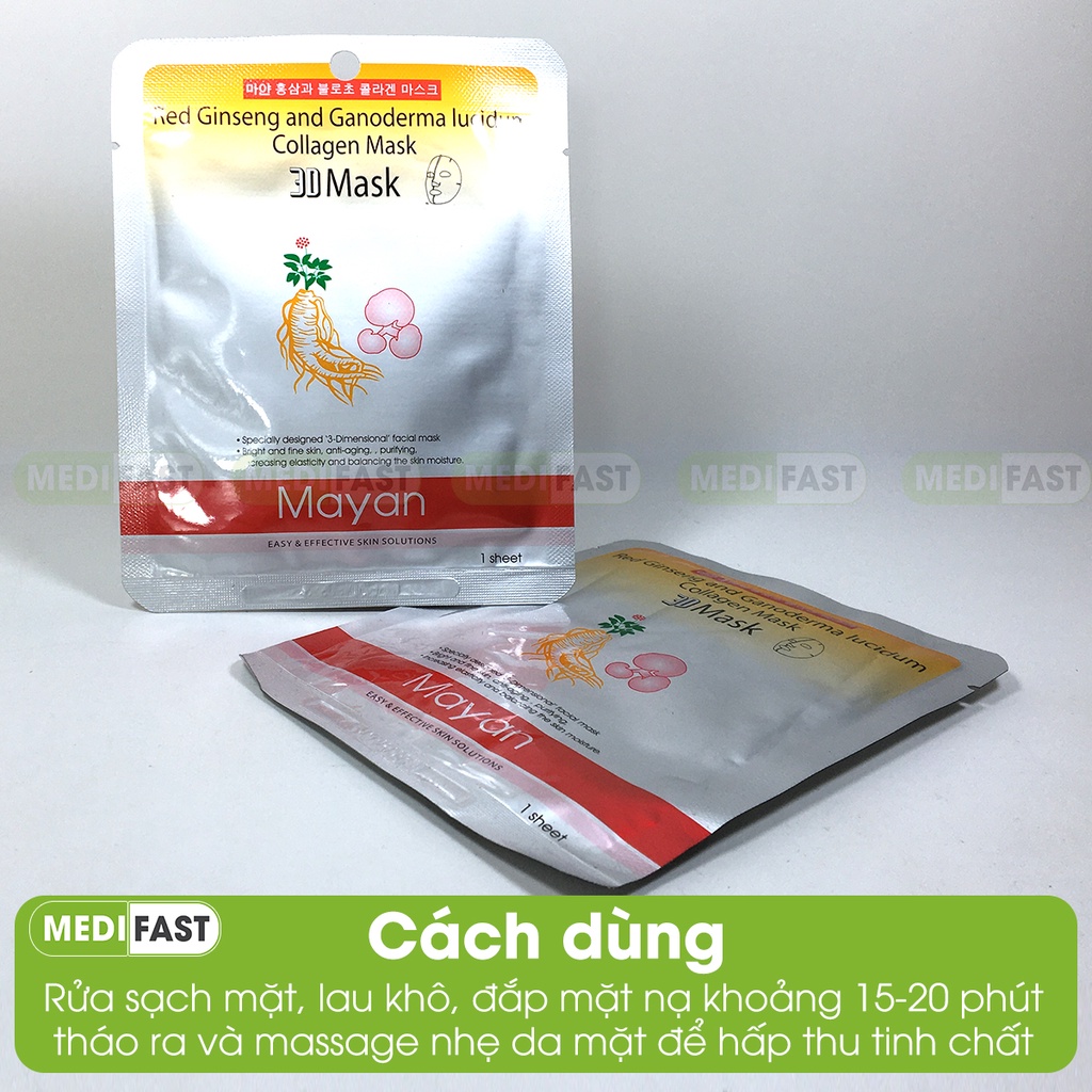Mặt nạ 3D Mayan - Giúp bảo vệ làn da, dưỡng da, tăng tính đàn hồi, ngăn ngừa lão hóa