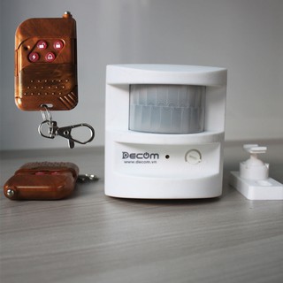 Bộ báo trộm - báo khách cảm ứng hồng ngoại x10 + 2 remote điều khiển từ xa - 220v ac - sx tại vn