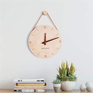 Đồng Hồ Gỗ Đồng Hồ Treo Tường Phù Hợp Decor Trang Trí Nhà Cửa