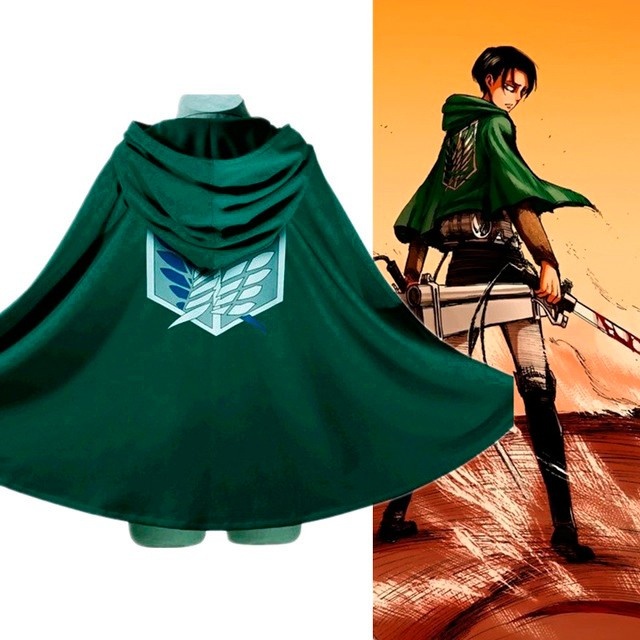 Áo choàng Áo Khoác Anime hóa trang cosplay đội trinh sát - Attack on Titan - Chống nắng chống nóng - Hàng mới về