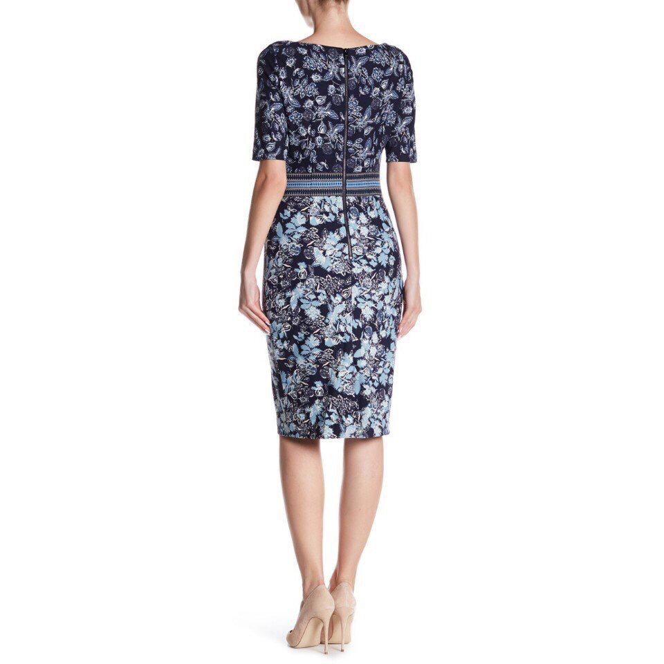 Đầm hoa công sở