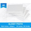 GIẤY ẢNH 1 MẶT GLOSSY PHOTO A5 240G