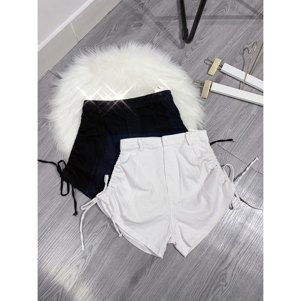 quần short dây rút kaki 3 Size s m l - hình thật - video chính chủ - carotshop