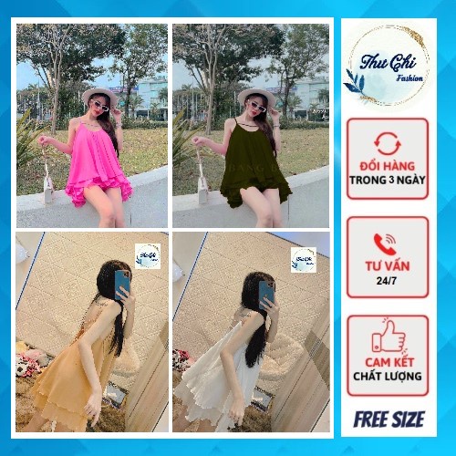 Áo 2 dây * Áo hai dây nữ vải voan lụa mềm mịn mát xếp 2 tầng phối đan dây lưng độc lạ, mẫu hot mùa hè  * Áo kiểu nữ *