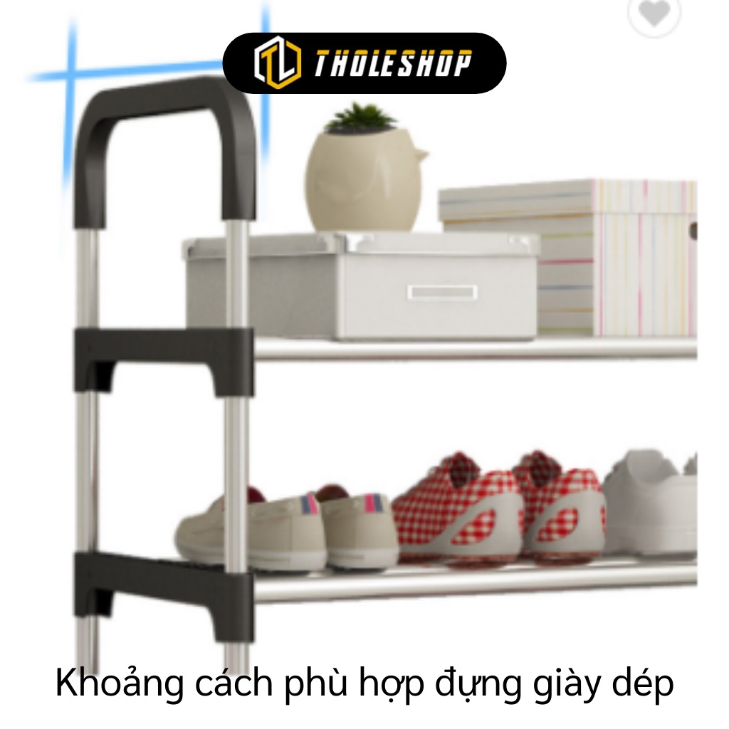 Kệ Để Giày Dép - Giá Để Giày Khung Inox 5 Tầng Dễ Dàng Lắp Ráp Tiện Dụng Đa Năng 9199