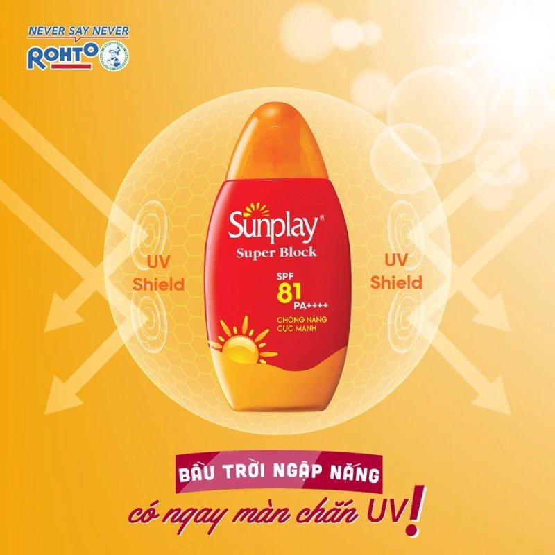 Sữa chống nắng cực mạnh Sunplay Super Block SPF 81 30g/70g