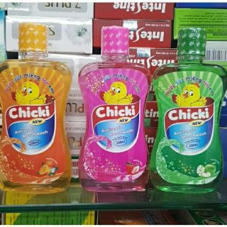nước súc miệng trẻ em chicki