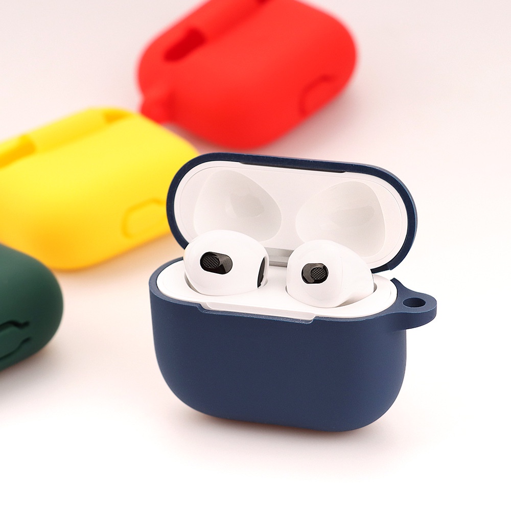 Vỏ Bọc Tai Nghe Airpods 3 Case Silicon Dẻo Cao Cấp Nhiều Màu