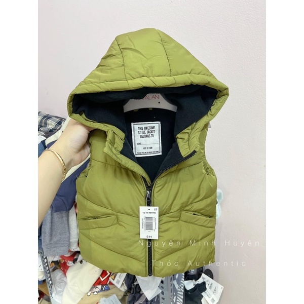 Áo phao gile cho bé hàng auth săn sale các hãng