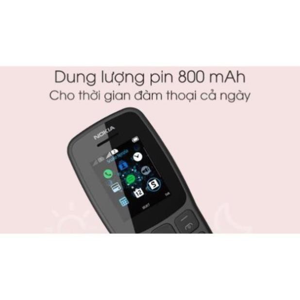 Điện thoại nokia 106 (2018) chính hãng mới 100% BH 12T [xả hàng giá vô địch]