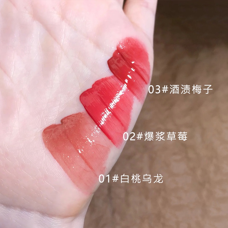 Son Tint Pudaier Hiệu Ứng Gương Nước 6 Màu Thời Trang 20g