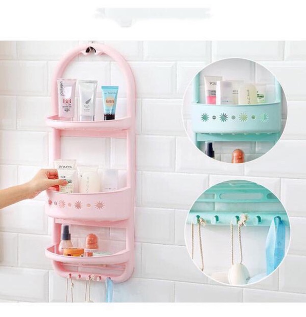 KỆ ĐỂ ĐỒ TREO TƯỜNG 3 TẦNG TIỆN ÍCH