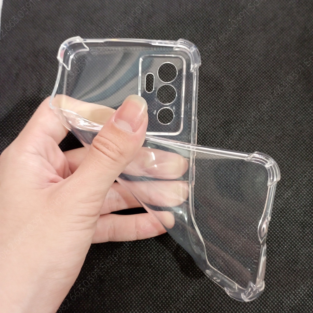 Ốp lưng Vivo V23E 5G  loại chống sốc, dẻo trong suốt bảo vệ camera bền đẹp