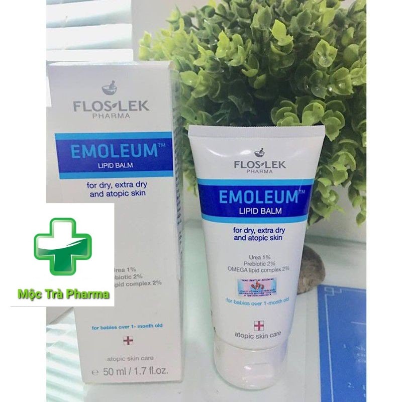 Kem Dưỡng Ẩm- Lipid Balm Floslek Emoleum 50ml- Dành cho da khô nứt nẻ