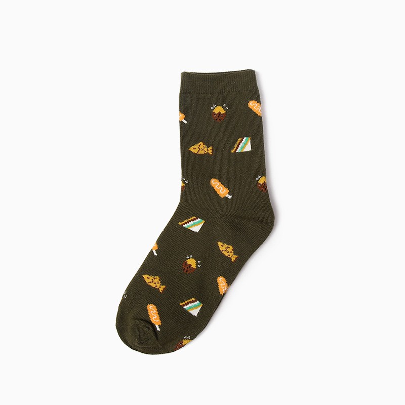 Vớ chất liệu vải cotton hình sushi đáng yêu dễ thương