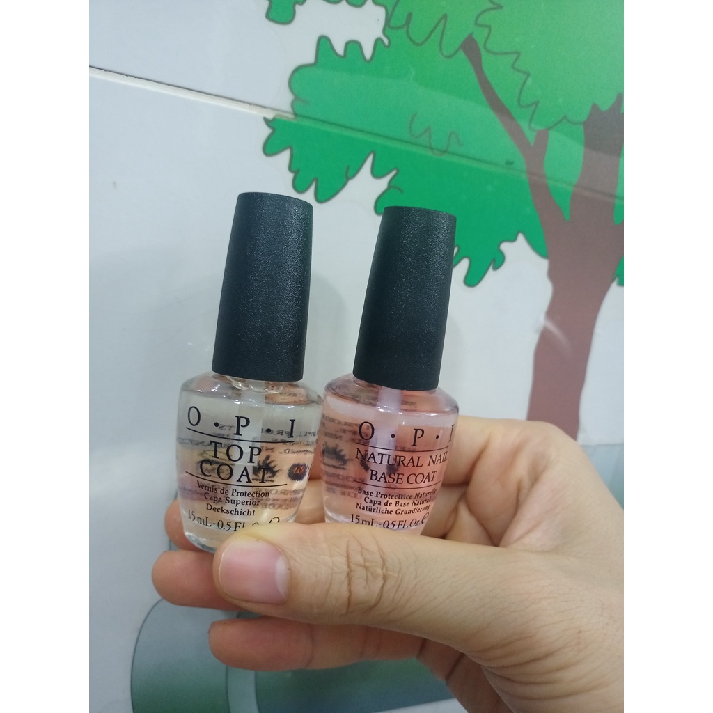 Sơn bóng hồng - trắng OPI thể tích 15ml