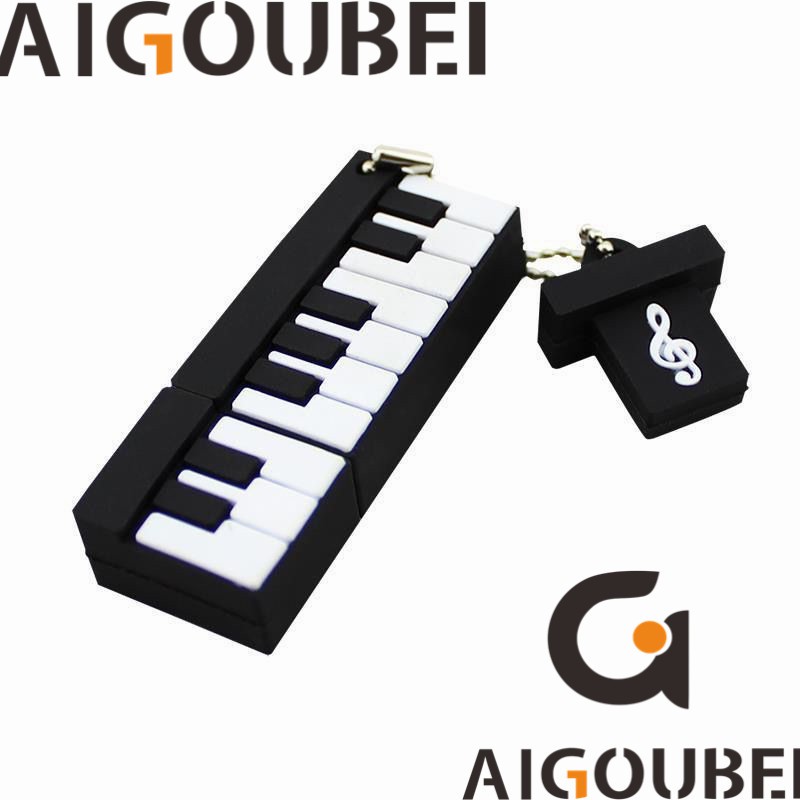 [Spot &amp; COD] Đĩa flash USB 2.0 tốc độ cao Silicone đàn Piano tinh tế Đĩa flash USB dễ thương 1GB 2GB 4GB 8GB 16GB 32GB 64GB 128GB U Disk