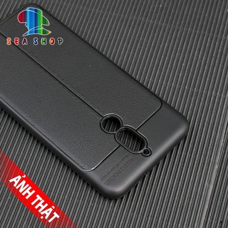 Ốp lưng Huawei Nova 2i nhưa dẻo - vân da loại A, chống sốc, chống trơn trượt