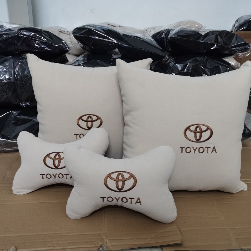 Gối Tựa Đầu Chất Liệu Cotton Cao Cấp Dành Cho Xe Hơi Toyota RAV4 Corolla Camry Reiz Henlanda