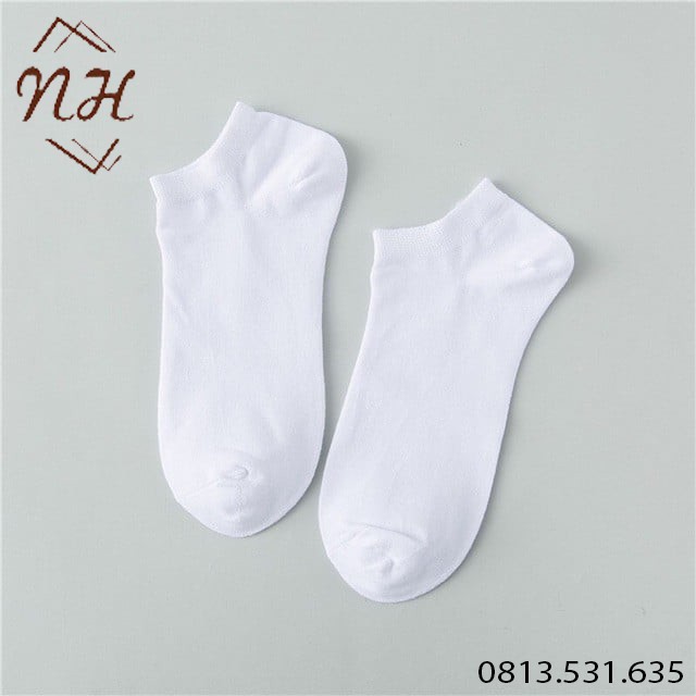 Tất vớ cổ ngắn nam nữ chất cotton trơn nhiều màu T02 - SẴN HÀNG