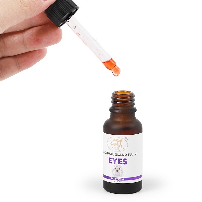Siro uống hỗ trợ vết ố mắt, viêm tuyến lệ, chống chảy nước mắt chó mèo Lacrimal Gland Fluid Eyes  20ml