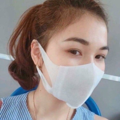 Khẩu Trang 5D Mask, Khẩu Trang Dây Vải Màu Trắng, Hộp 10 Cái | BigBuy360 - bigbuy360.vn