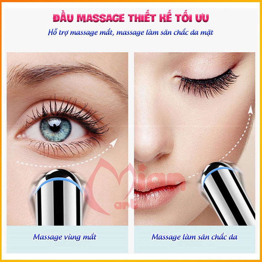 Máy Massage Mắt Mini Công Cụ Để Loại Bỏ Quầng Thâm, Bọng Mắt, giảm Nếp Nhăn Vùng Mắt Và Làm Giảm Mệt Mỏi Mắt