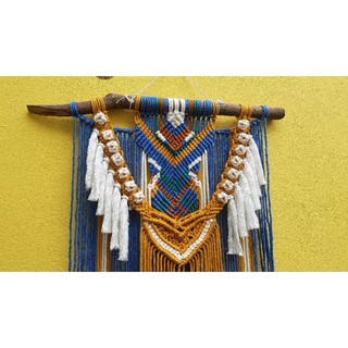 mành macrame bohem trang trí nhà cửa mộc mạc