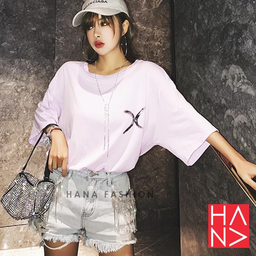 Áo Thun Dáng Rộng Phong Cách Hàn Quốc 4.4 Hana Fashion - Alexa - Ts008