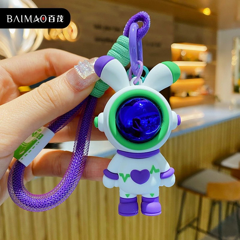 Móc Khóa Thỏ Hoạt Hình Nhiều Màu Dễ Thương