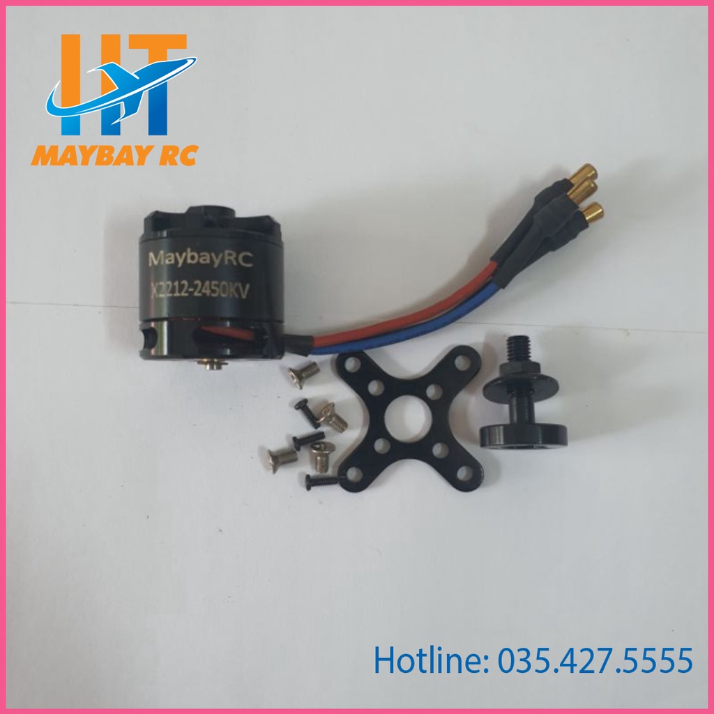 Động co MaybayRC X2212/2450kv thích hợp cho su27, f22...