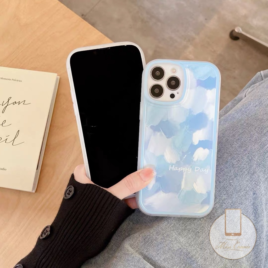 Ốp Điện Thoại TPU Mềm Chống Sốc Họa Tiết Mực Đơn Giản Cho iPhone 11 13 12 14 Pro MAX XR X XS MAX 8 7Plus 8Plus 6 6S Plus SE 2020