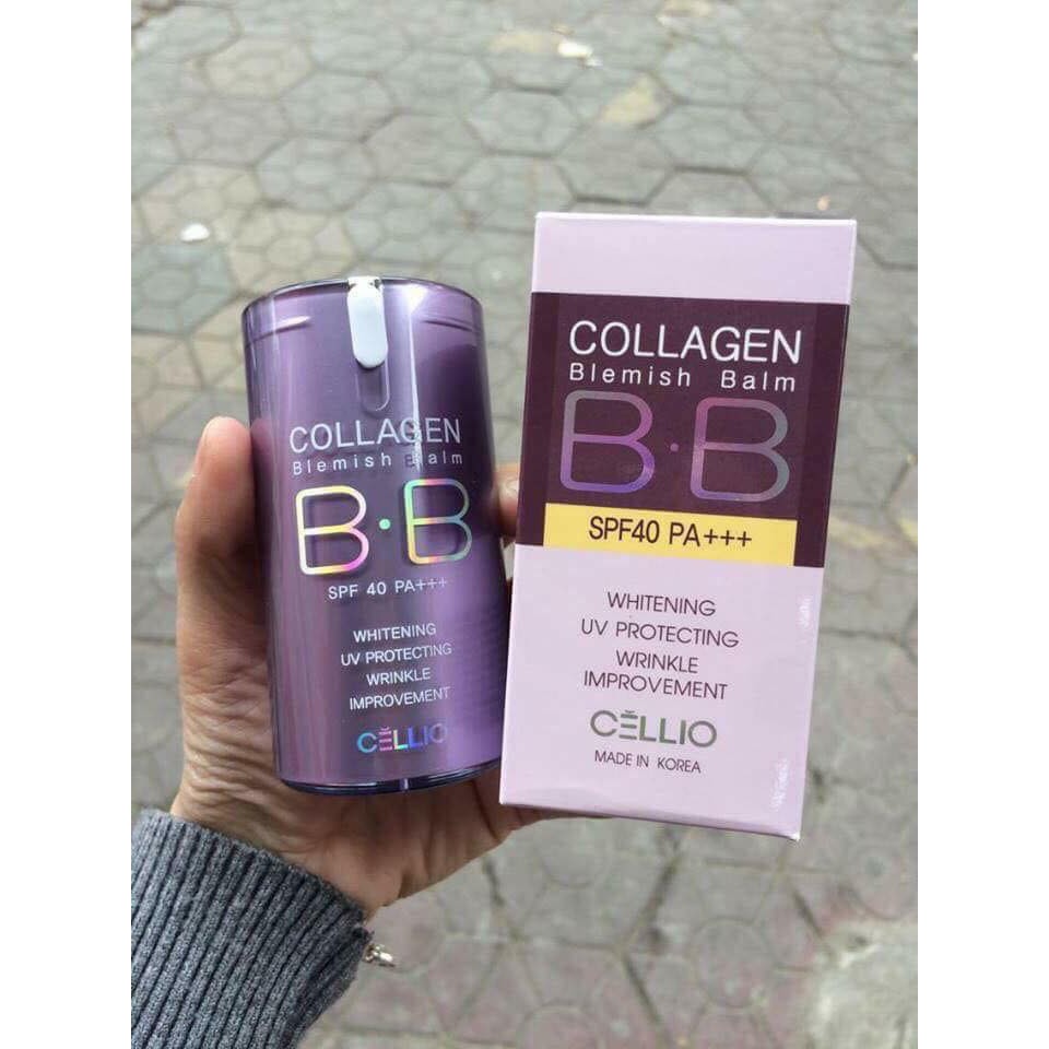 BB cream Collagen Cellio chống nắng trắng da- Chuẩn Hàn