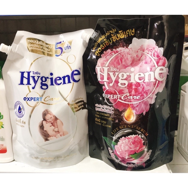 Nước xả vải Hygiene Expert Care Thái Lan đậm đặc trắng và đen