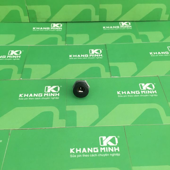 Giắc sạc DC, giắc cái size 5.5*2.1mm, lỗ khoan 10mm.