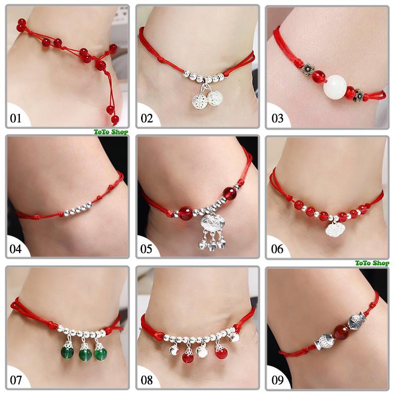 Lắc chân đỏ, lắc chân nữ