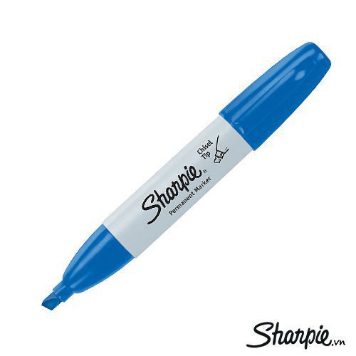 Bút lông dầu ngòi vát Sharpie Chisel Tip - Blue (Xanh dương)