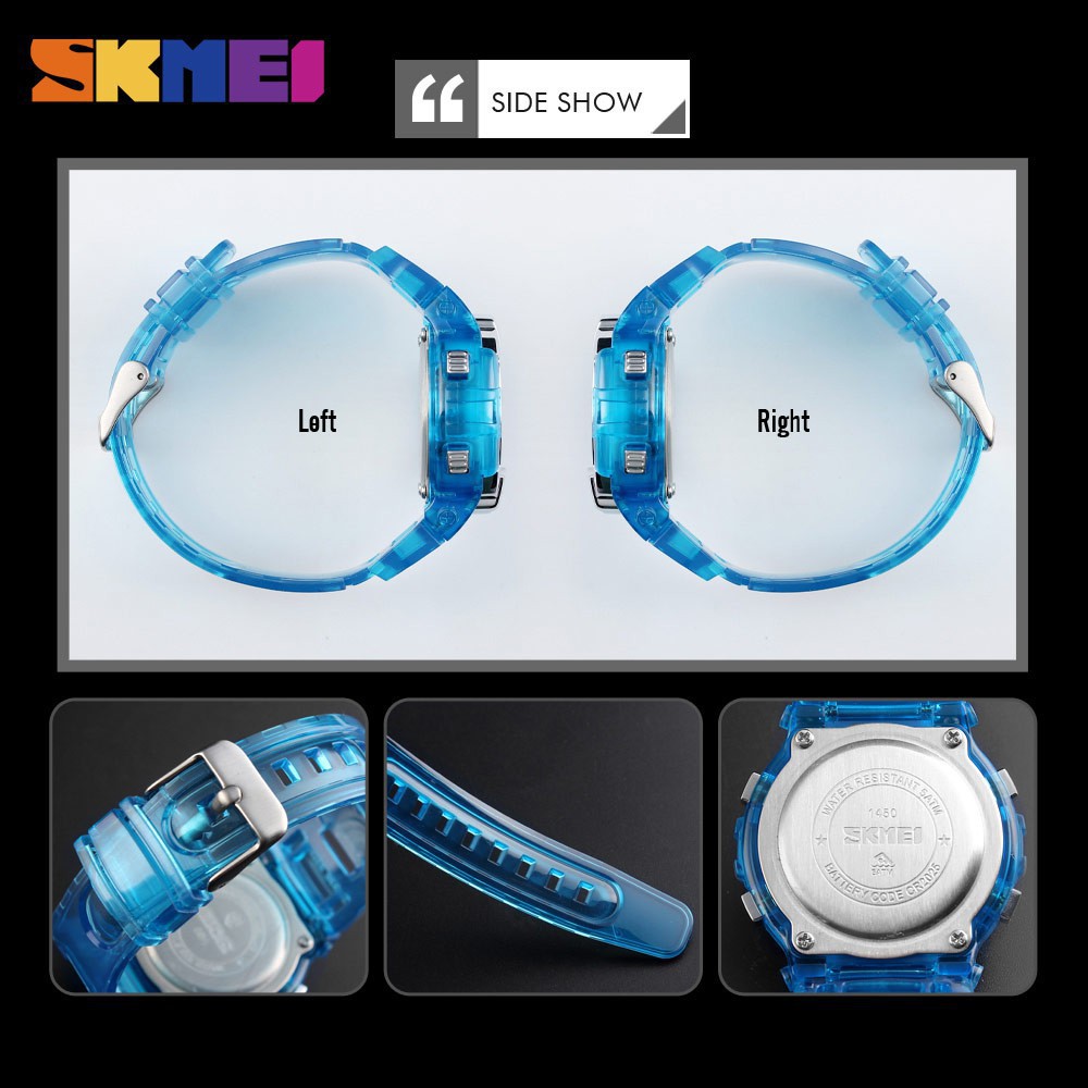 Đồng Hồ SKMEI 1450 Chính Hãng Cho Trẻ Màn Hình Led Kỹ Thuật Số Đầy Màu Sắc Phong Cách Thể Thao | BigBuy360 - bigbuy360.vn