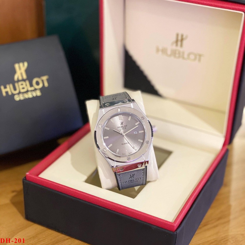 [Siêu Phẩm 2021] Đồng hồ nam Hublot - máy pin kim thể thao, tặng vòng tay bảo hành 12 tháng DH201 -MTP STORE