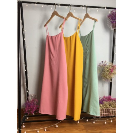 váy maxi đũi 2 dây hở lưng | BigBuy360 - bigbuy360.vn