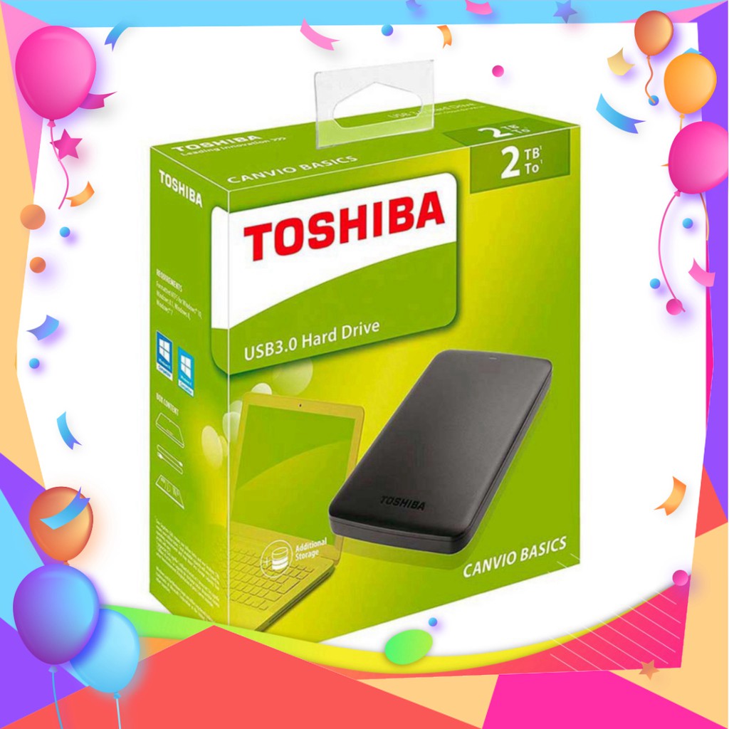 Box HDD ổ cứng di động TOSHIBA 2TB Xả kho