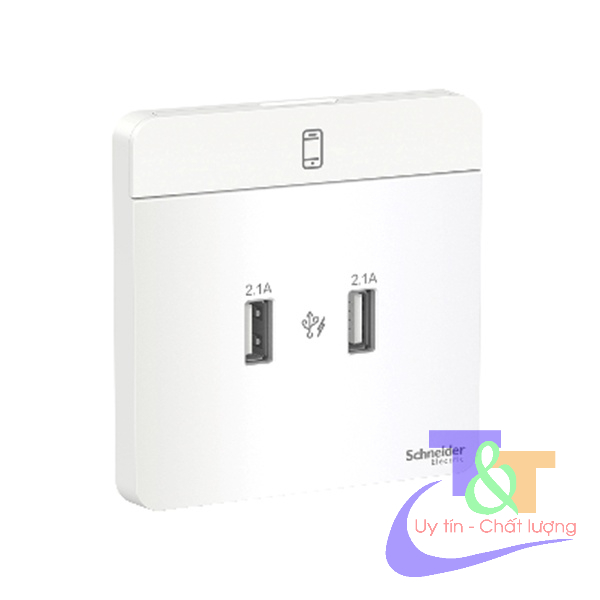 Bộ Ổ Sạc USB Đôi Avataron Schneider