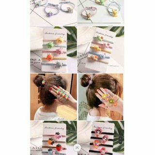 Combo chun cột tóc giá sỉ/ 300, 500 chun cột tóc