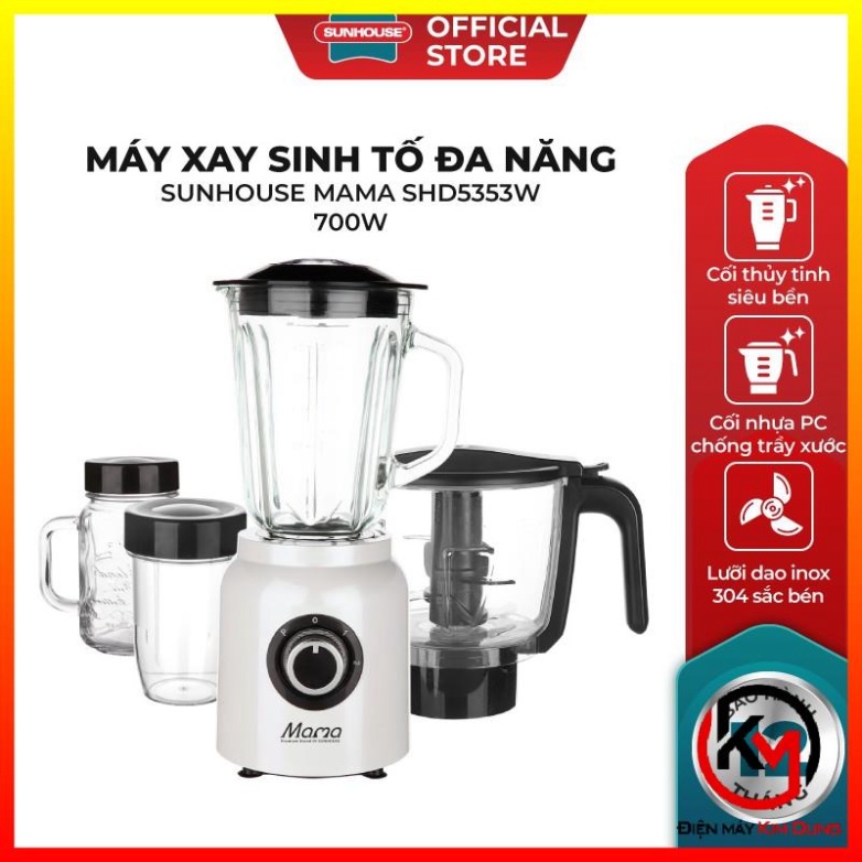 Máy xay sinh tố đa năng Sunhouse Mama SHD5353W