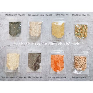 100g Đậu hạt hữu cơ cho bé ăn dặm