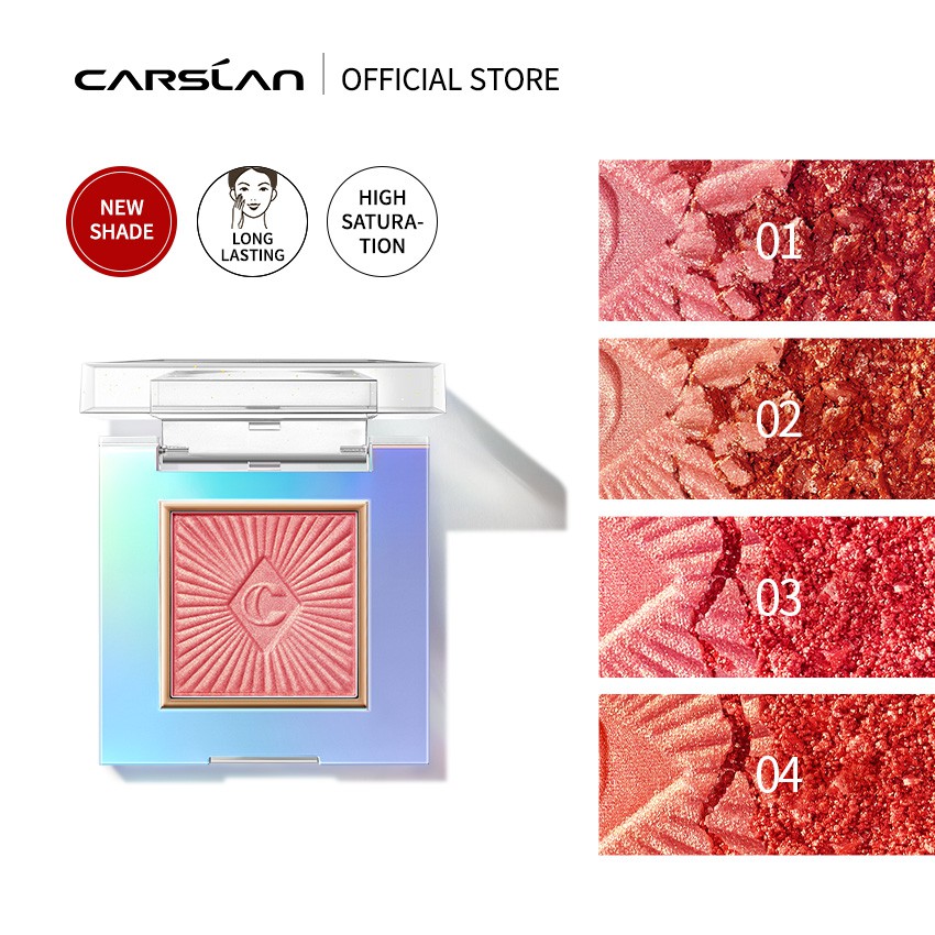 Phấn Má Hồng Nhũ Carslan Trang Điểm Ba Chiều Tự Nhiên Xinh Xắn 3.5g