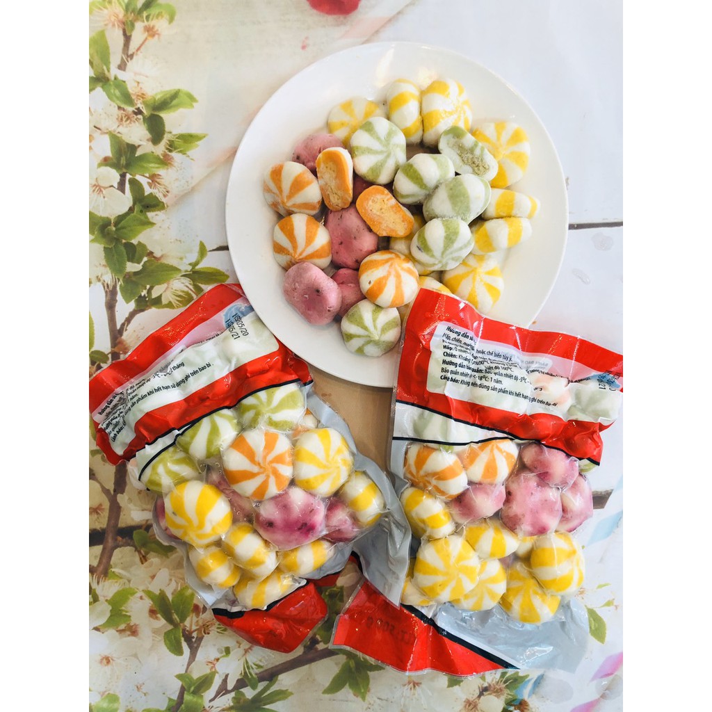 500g viên hải sản nhân trứng cá Mix đủ vị