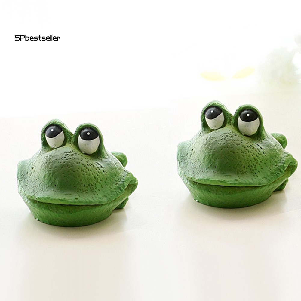 Đá sục khí hình chú ếch đáng yêu trang trí bể cá