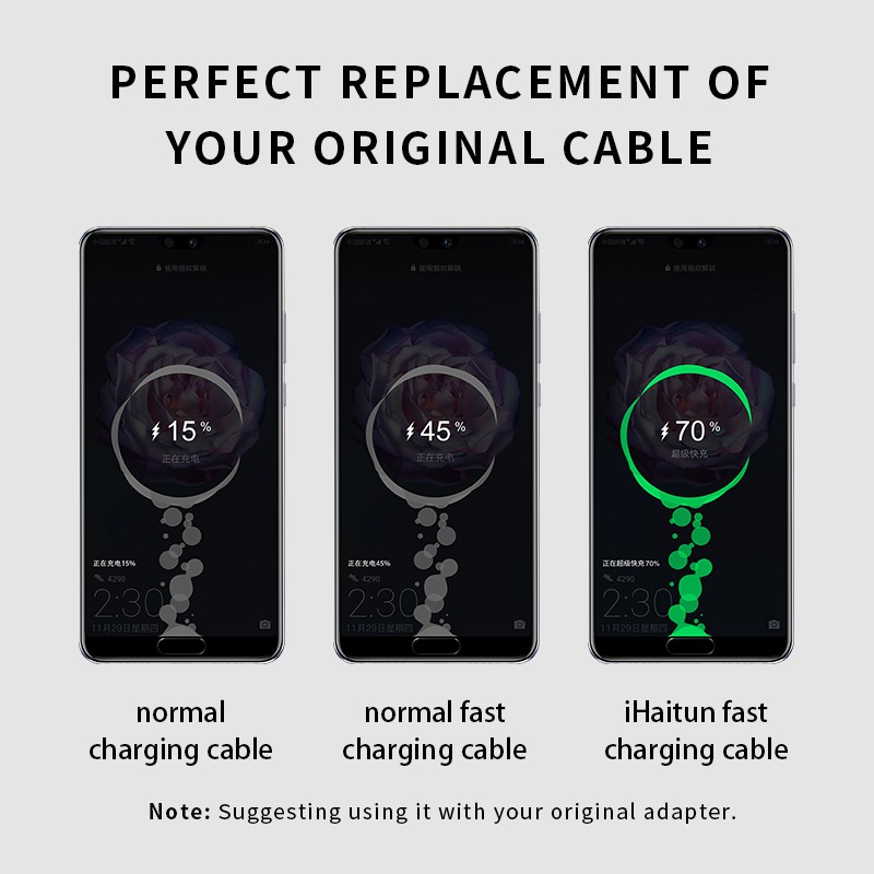 Cáp sạc nhanh Dây cáp sạc nhanh Micro USB / sạc thường Type-C 5A/2A cho điện thoại Android Huawei XiaoMi OPPO